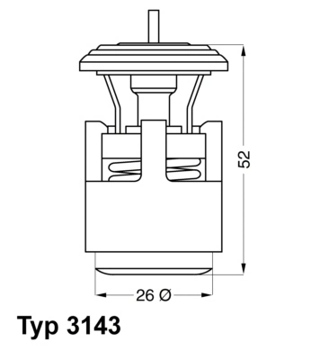 Thermostat, coolant